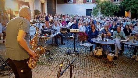 Tolle Atmosphäre im Weingut Wagner 